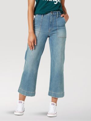 wrangler cropped jeans