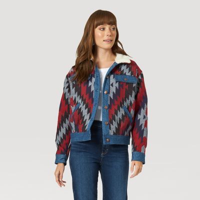 Women's Southwestern Print Jacket Womens Jackets and Outerwear by