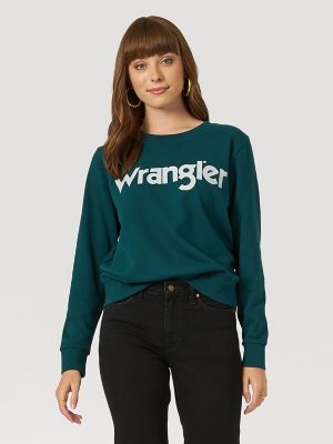 Women's Retro Logo Sweatshirt | Womens Shirts by Wrangler®