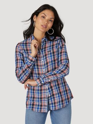 h&m womens plaid shirt