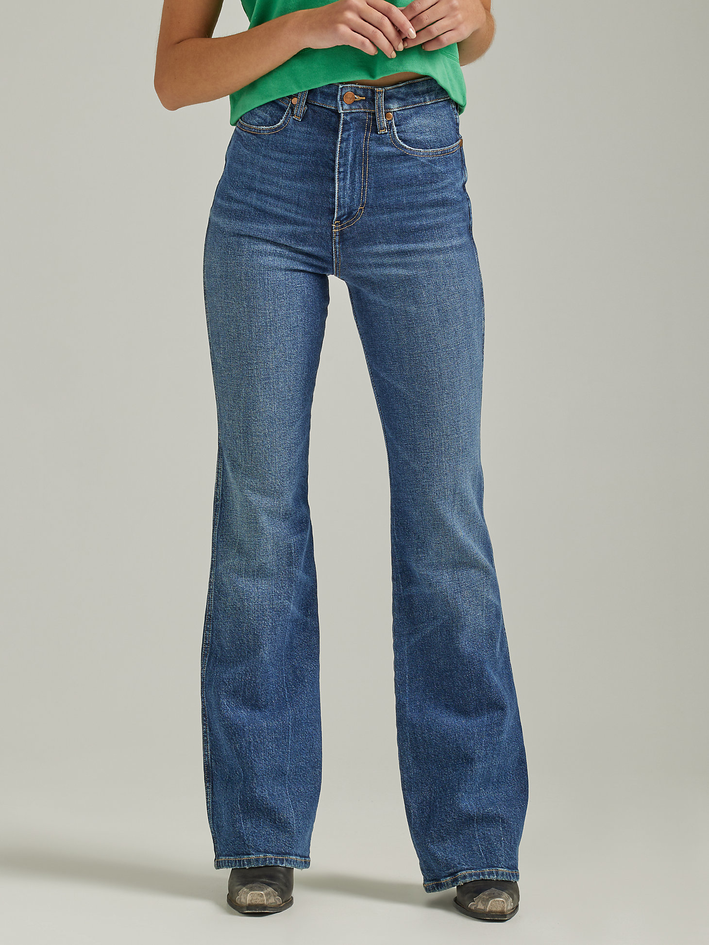 Women's Wrangler® Westward 626 High Rise Bootcut Jean in Twin Bridges alternative view 5