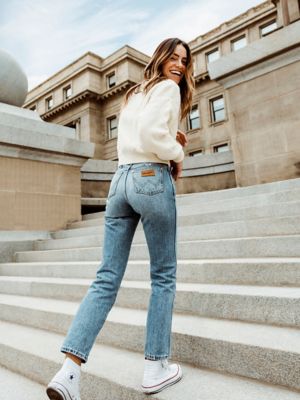 vintage high waisted wrangler jeans