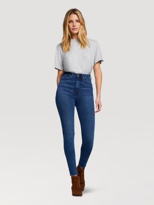 wrangler high waisted skinny jeans