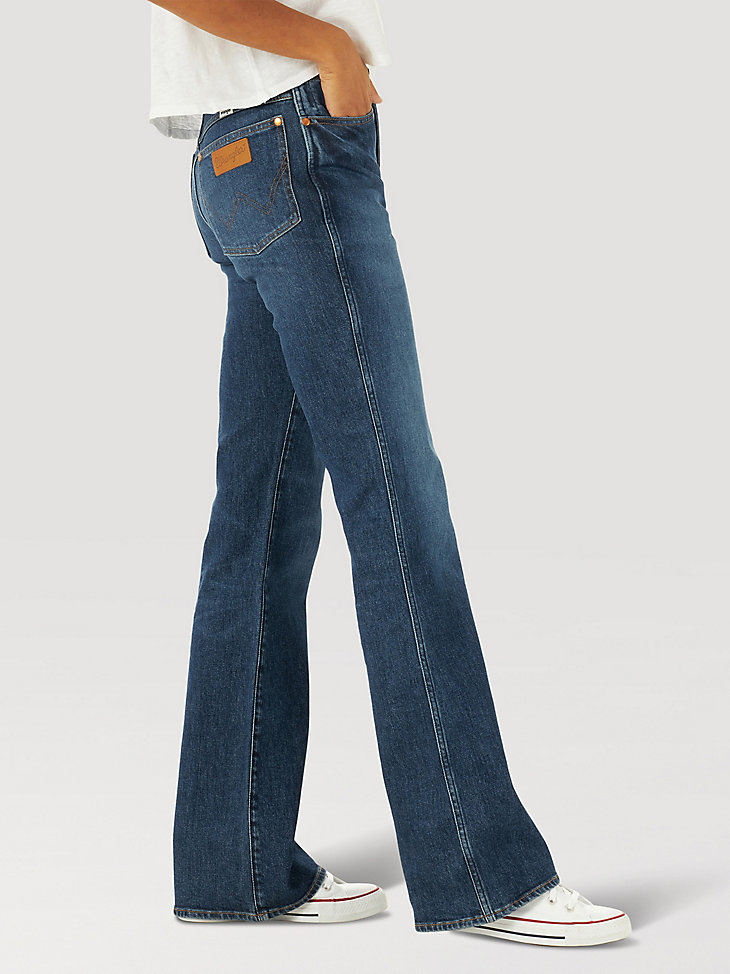 Women's Wrangler® Westward 626 High Rise Bootcut Jean in Dusty Dark alternative view 8
