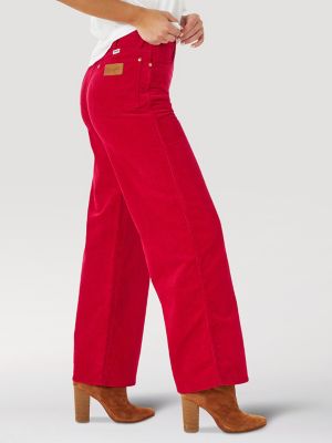 wrangler red corduroy pants