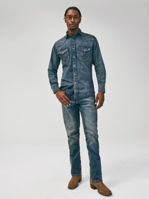 Wrangler mens 20x Slim Fit Straight Leg Jeans, Denver, 28W x 30L US at   Men's Clothing store