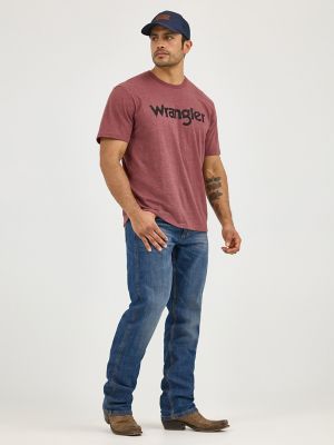 Men's Wrangler Retro® Slim Fit Straight Leg Jean in Cottonwood