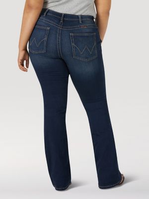 Wrangler Ladies Q-Baby Ultimate Riding Jean - Mid Rise Stretch