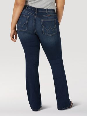 Women's Wrangler® Ultimate Riding Jean Q-Baby (Plus) in NR Wash