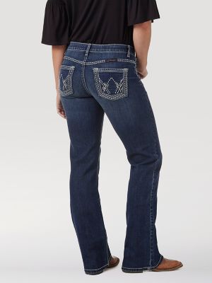 Womens Wrangler® Ultimate Riding Jean Shiloh Low Rise Bootcut