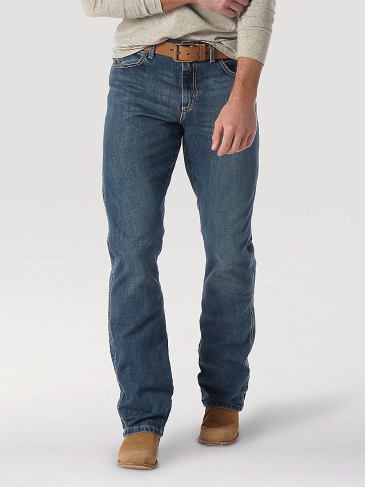 Men's Wrangler Retro® Relaxed Fit Bootcut Jean in Rocky Top main view