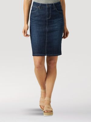 wrangler jean skirt