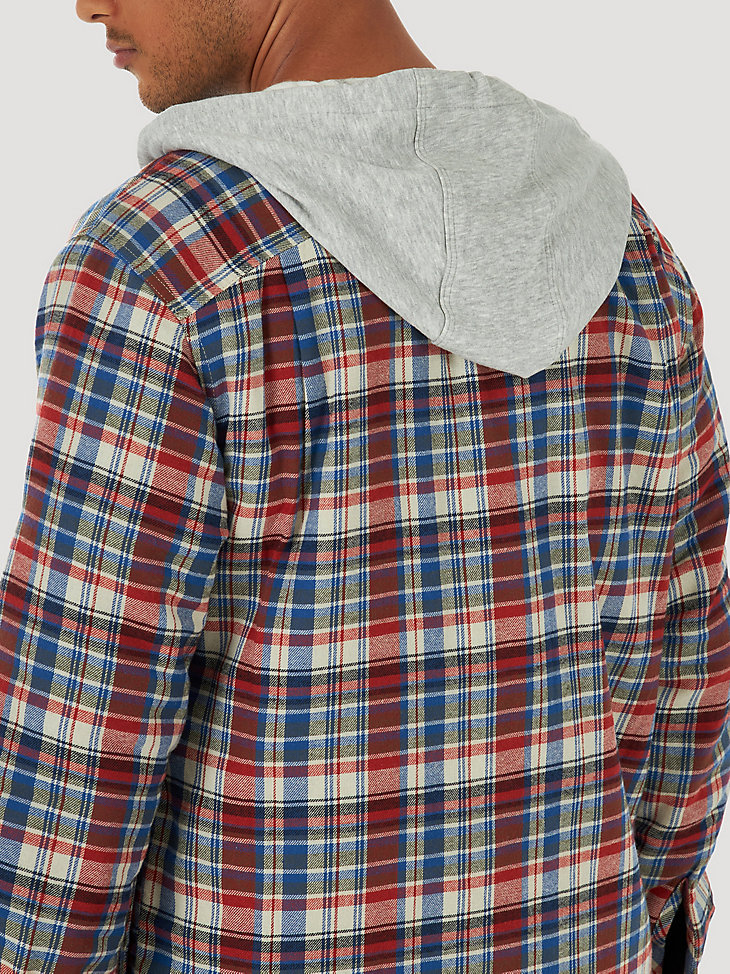 Men's Wrangler® Quilted Flannel Shirt Jacket