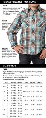 levis shirt size guide