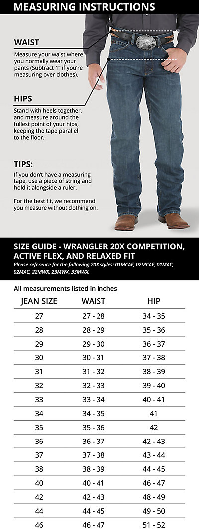 What size is 32 length in jeans?