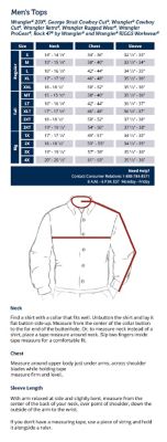 levi trucker jacket men's size chart