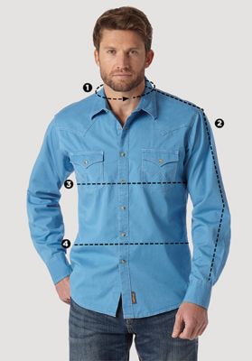 Cowboy Cut® Firm Finish Denim Short Sleeve Work Western Shirt in Rigid  Indigo