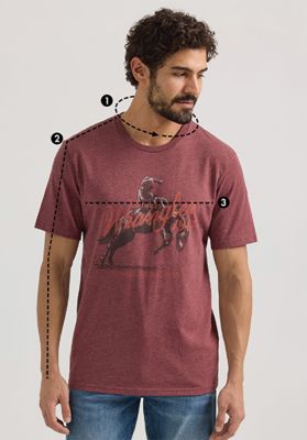 Men's T-shirts & Polo Shirts Size Charts