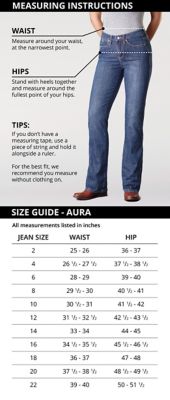 wrangler shoes size chart