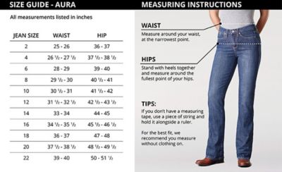 wrangler shoes size chart