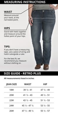 size 22w jeans