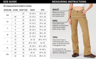 Wrangler Jeans Women's Size Chart