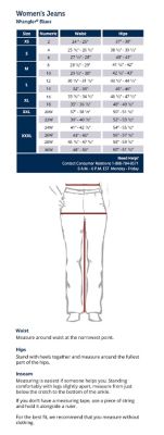 just my size jeans size chart