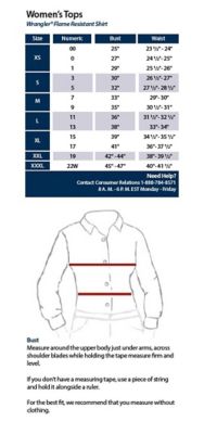 long sleeve shirt size conversion