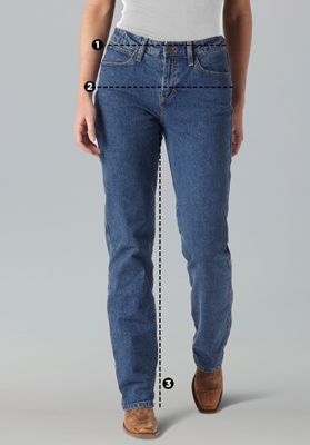 Wrangler Women's High Rise Slim Fit Cowboy Cut {Bleach Wash}