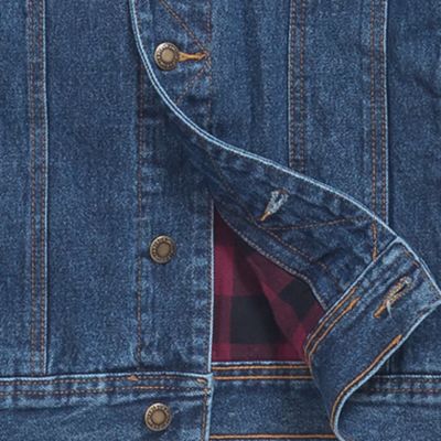 wrangler jeans lined flannel