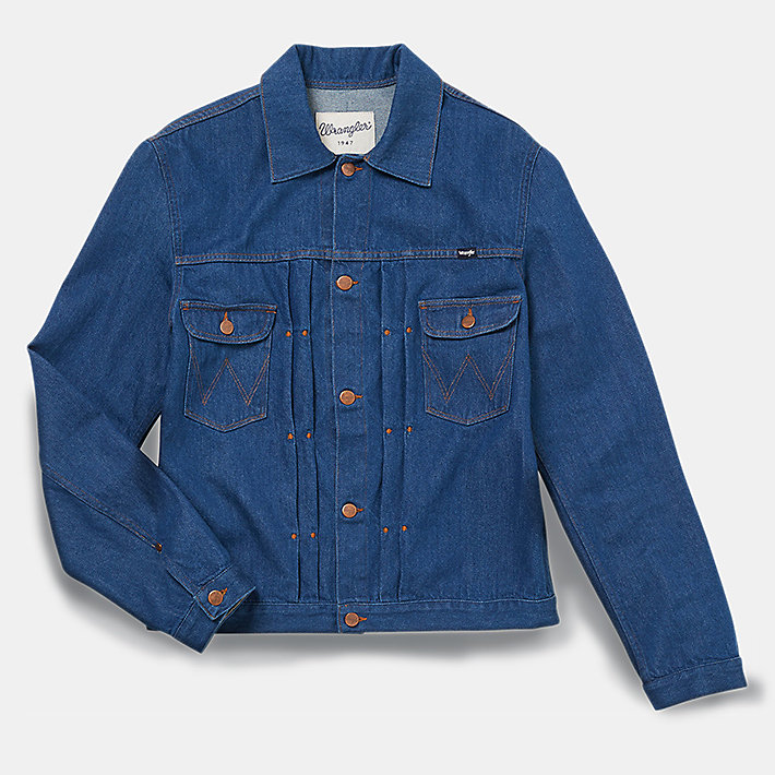Blue L Wrangler jacket MEN FASHION Jackets Jean discount 97% 