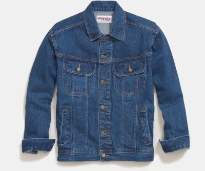 wrangler white denim jacket
