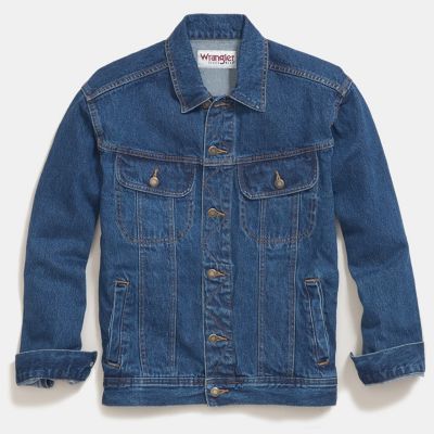 Wrangler men's rugged wear unlined hot sale denim jacket