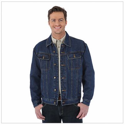 dark blue jeans jacket mens