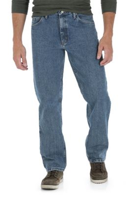 wrangler relaxed fit fleece lined jeans