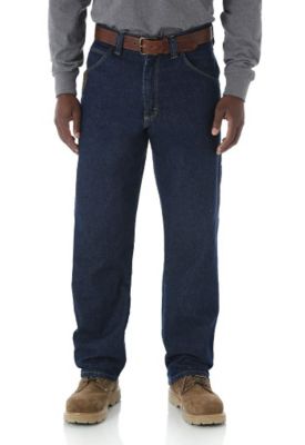 mens black wrangler relaxed fit jeans