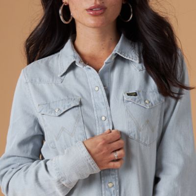 ladies denim shirts online