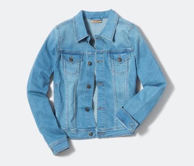 Ladies light sale denim jacket