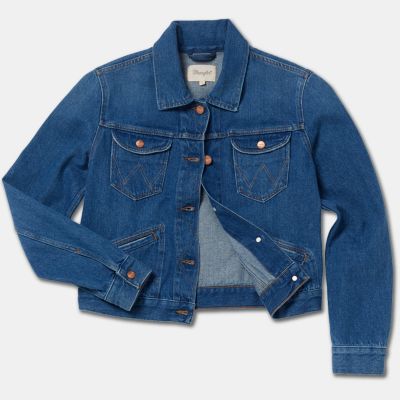 wrangler denim jacket womens