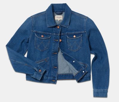 Wrangler authentics women's store stretch denim jacket